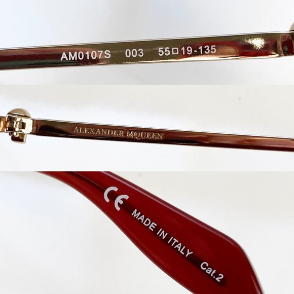 NEW Alexander McQueen Core 55mm Square Sunglasses - Picture 8 of 10